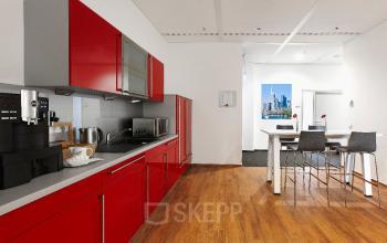 Büro mieten im Business Center in Frankfurt Bockenheim mit großen Gemeinschaftsküche